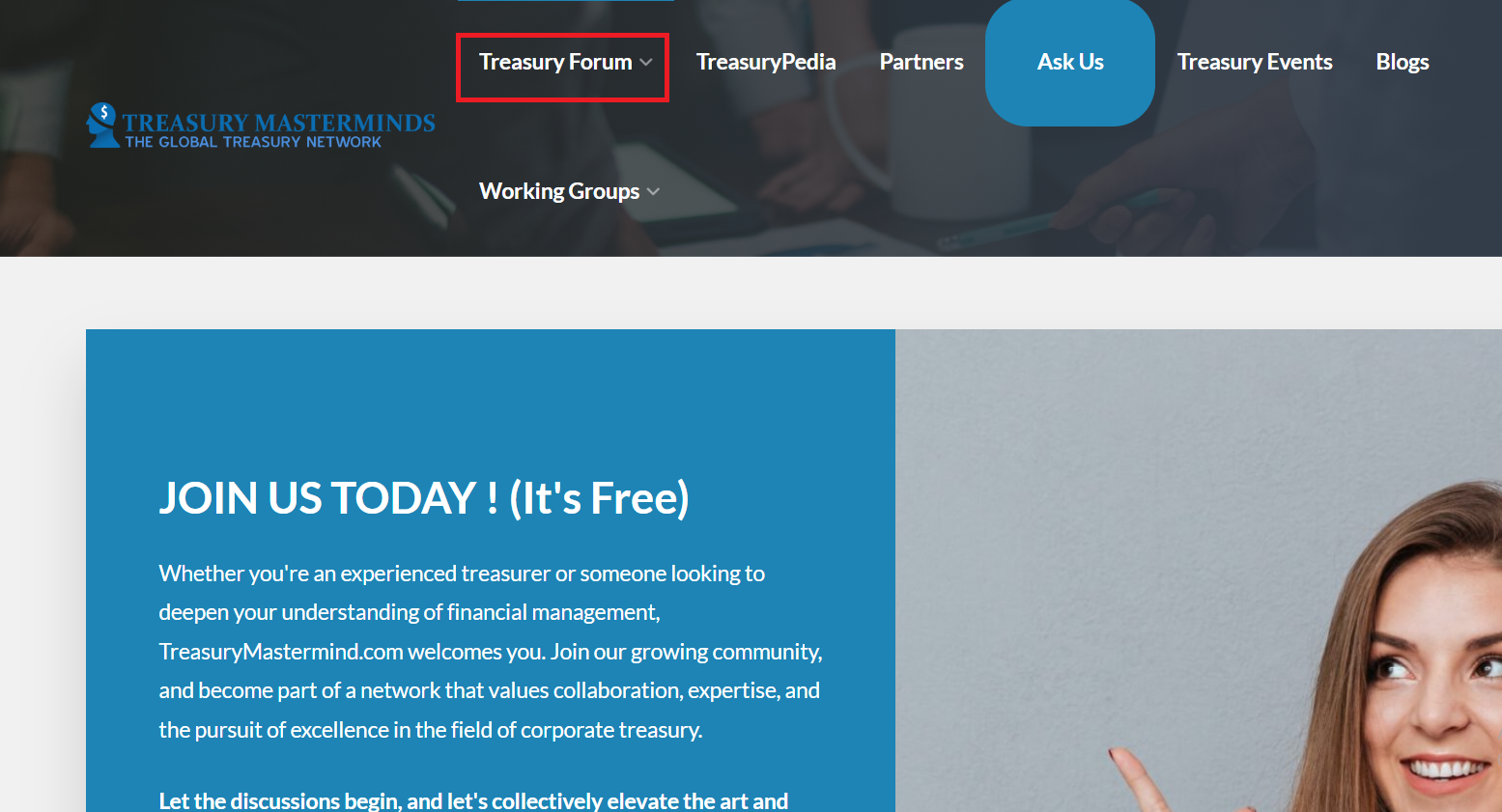 Treasury Mastermind Feature: Contact a Member