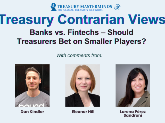 Treasury Contrarian View: Banks vs. Fintechs – Should Treasurers Bet on Smaller Players?