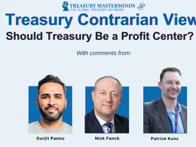 Treasury Contrarian View: Should Treasury Be a Profit Center?
