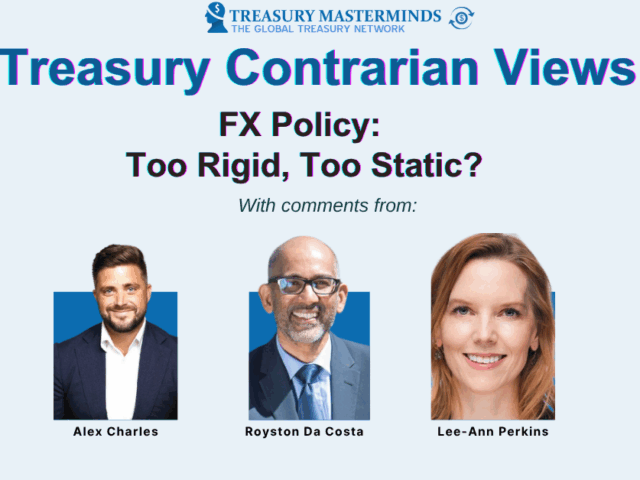 Treasury Contrarian View: FX Policy — Too Rigid, Too Static?