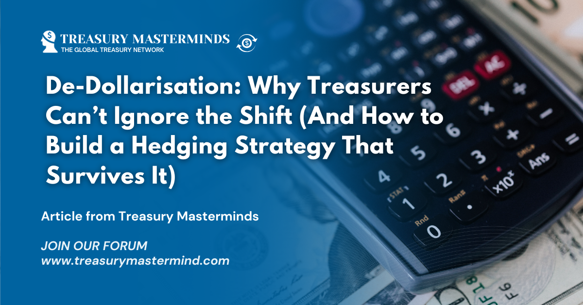 De-Dollarisation: Why Treasurers Can&rsquo;t Ignore the Shift (And How to Build a Hedging Strategy That Survives It)