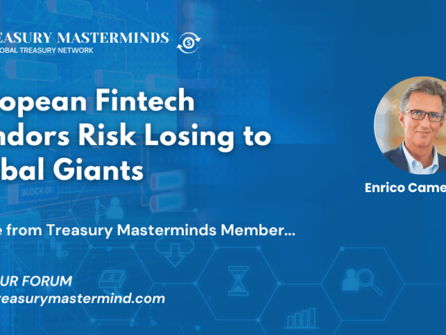 European Fintech Vendors Risk Losing to Global Giants