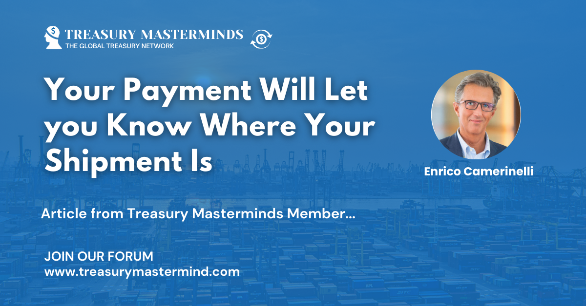 Your Payment Will Let you Know Where Your Shipment Is