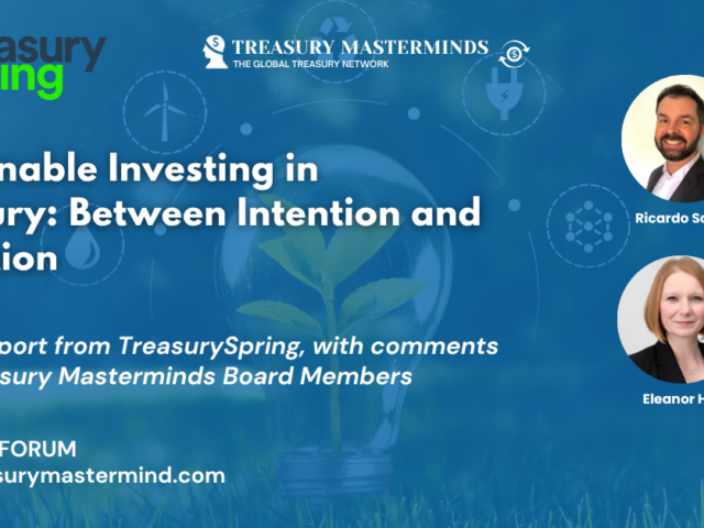 Sustainable Investing in Treasury: Between Intention and Execution