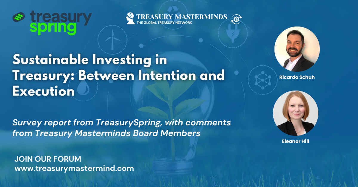 Sustainable Investing in Treasury: Between Intention and Execution